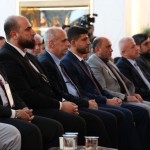 رئيس الهيئة المركزية ومستشار الشؤون الإعلامية في رئاسة الجمهورية يشاركان في ندوة حوارية بمعرض دمشق الدولي