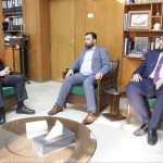 رئيس الهيئة المركزية للرقابة والتفتيش يجري زيارة إلى وزارة الاتصالات