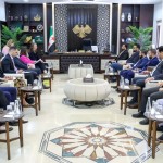 رئيس الهيئة المركزية يستقبل نائبة رئيس بعثة السفارة الألمانية والمنسقة المقيمة للأمم المتحدة في سورية