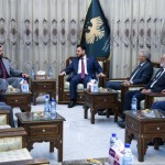 رئيس الهيئة المركزية للرقابة والتفتيش يبحث مع رئيس المحكمة الدستورية العليا تعزيز التعاون المؤسسي
