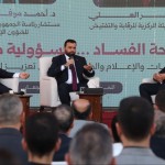 رئيس الهيئة المركزية ومستشار الشؤون الإعلامية في رئاسة الجمهورية يشاركان في ندوة حوارية بمعرض دمشق الدولي