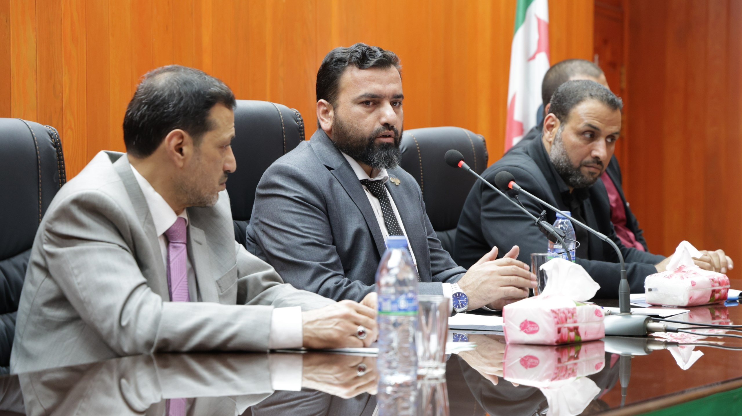 رئيس الهيئة المركزية يفتتح فرع المعهد العالي للرقابة في مدينة حلب