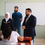 رئيس فرع الهيئة المركزية بحمص يرافق محافظ حمص في جولة على المراكز الامتحانية في القصير